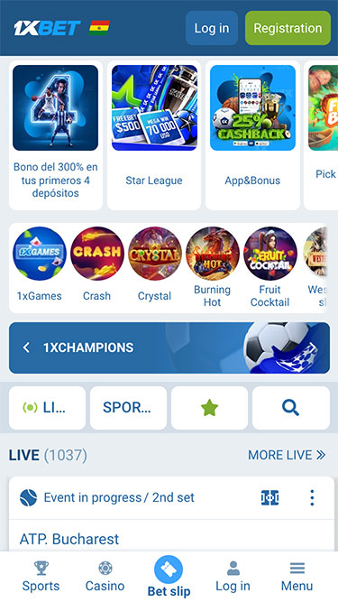 1xBet Bolivia Móvil
